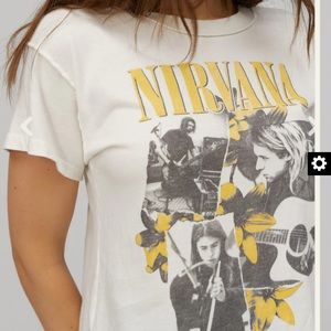 NWT Daydreamer Nirvana Collage Reverse GF Tee